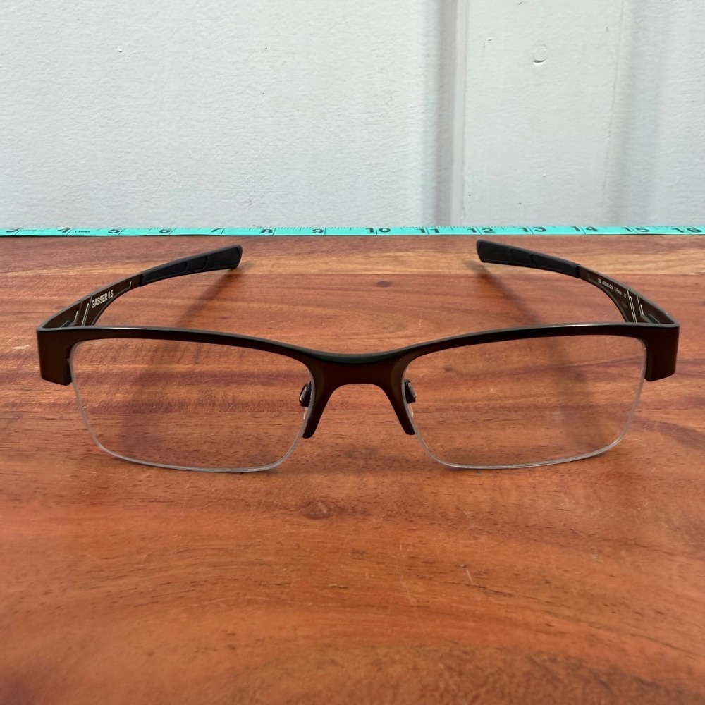 Oakley Gasser 0.5 Ti Pewter Titanium Eyeglass Frames Only Mens
